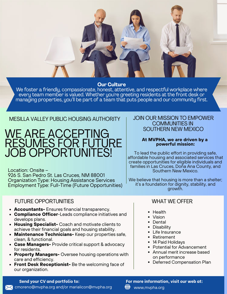 Future Job Opportunities Flyer